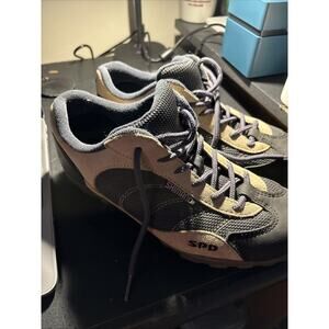 Shimano SPD US Size 6 Brown/Black Athletic Cycling Bike Shoes sa306nga